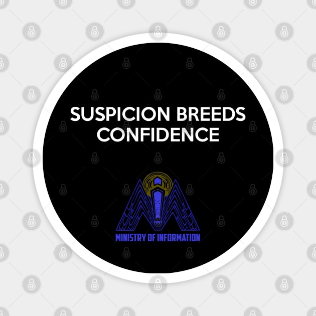 Suspicion Breeds Confidence Magnet by codeWhisperer